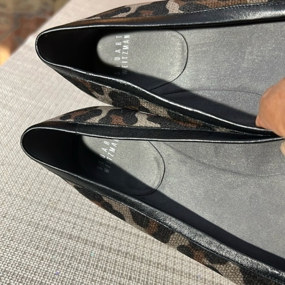 Stuart Weitzman Leopard Print Ballet Flats size 9.5 M - Picture 7 of 10